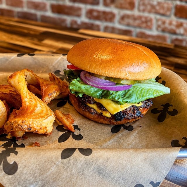The Classic Smash Burger.